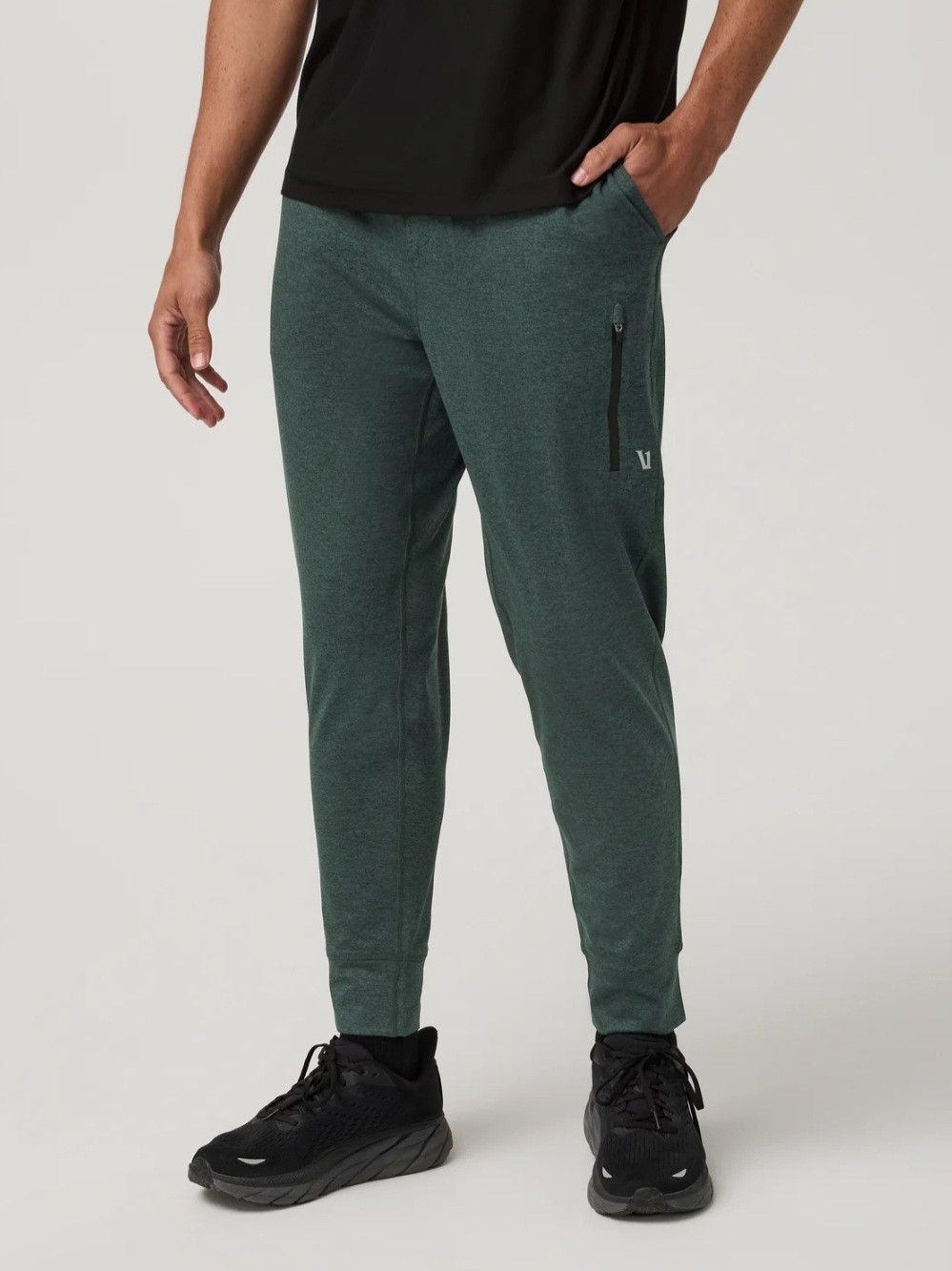 Vuori Men's Sunday Performance Jogger In Heather Green Size Large